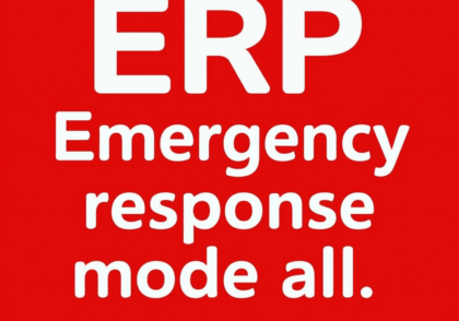 واکنش در شرایط اضطراری (ERP) همراه با پس زمینه قرمز